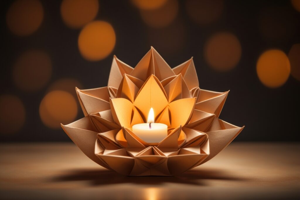 Origami Spirituality: Candle light 