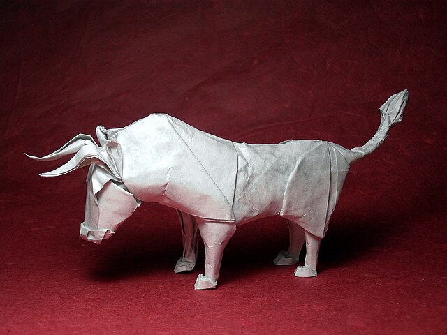 History of Origami: Yoshizawa's bull