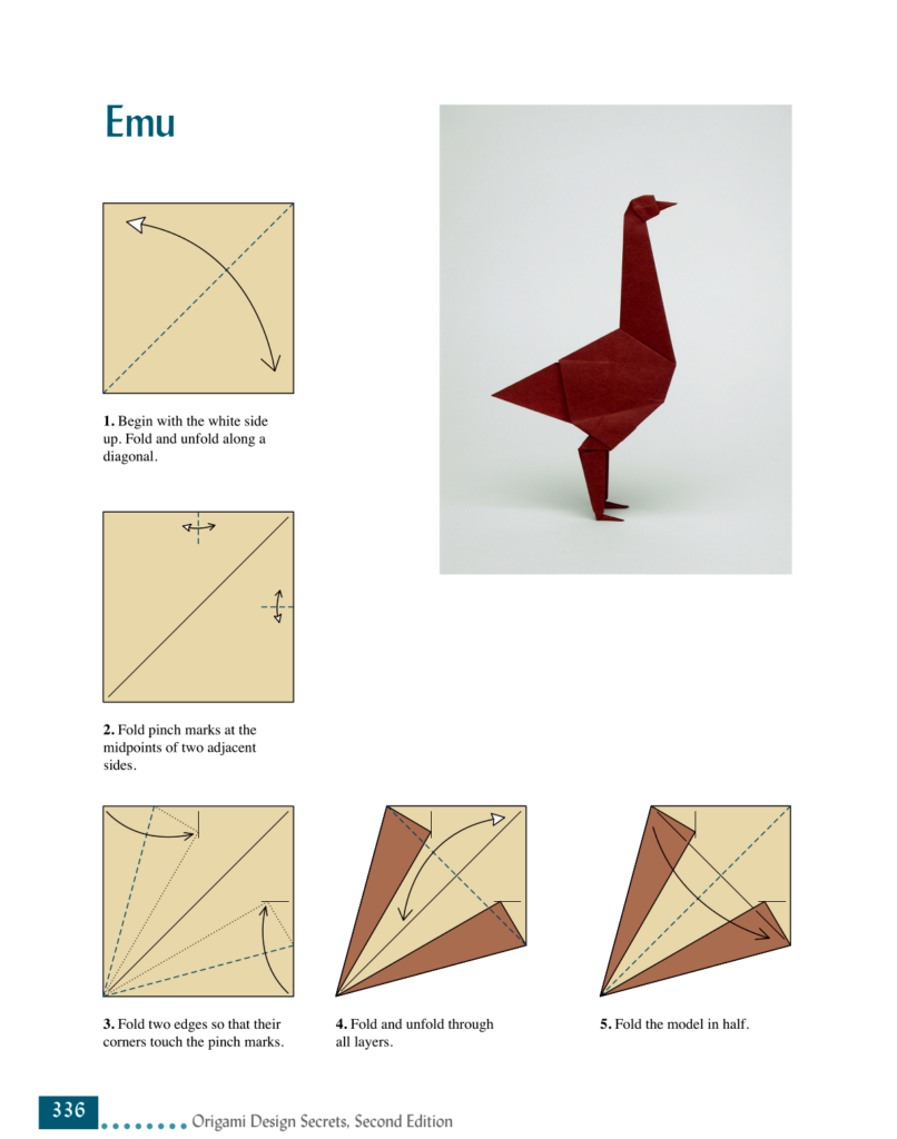 Page from Origami Design Secrets by Robert Lang