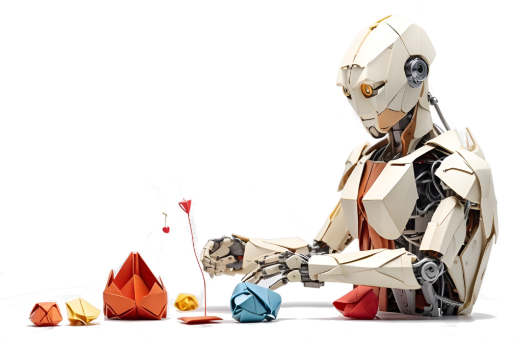Robot doing origami